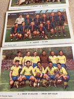 Oude prenten van voetbelclubs.   Rc mechelen. Fc liegeois., Verzamelen, Foto's en Prenten, Verzenden, 1940 tot 1960, Zo goed als nieuw
