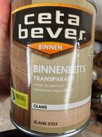 Cetabever transparante blanke binnenbeits 0,75liter, Ophalen of Verzenden