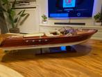 Riva Aquarama 1:10 87 CM Creme leder echt hout, Hobby en Vrije tijd, Modelbouw | Boten en Schepen, Ophalen of Verzenden, Nieuw