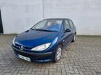 Peugeot 206 1.4 essence avec climatisation homologuée à la v, Autos, 5 places, Berline, Tissu, Bleu