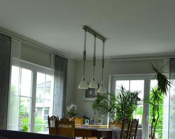 Lampe suspendue de salle à manger avec 3 sources lumineuses, Enlèvement, Comme neuf, Métal, Modern en klassiek
