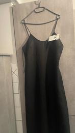 ZARA jurk nieuw elegant ZWART lang L, ZARA, Ophalen of Verzenden, Nieuw, Onder de knie