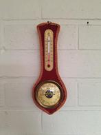 Vintage bordeaux barometer, Audio, Tv en Foto, Weerstations en Barometers, Ophalen of Verzenden, Gebruikt