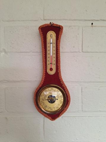 Vintage bordeaux barometer beschikbaar voor biedingen