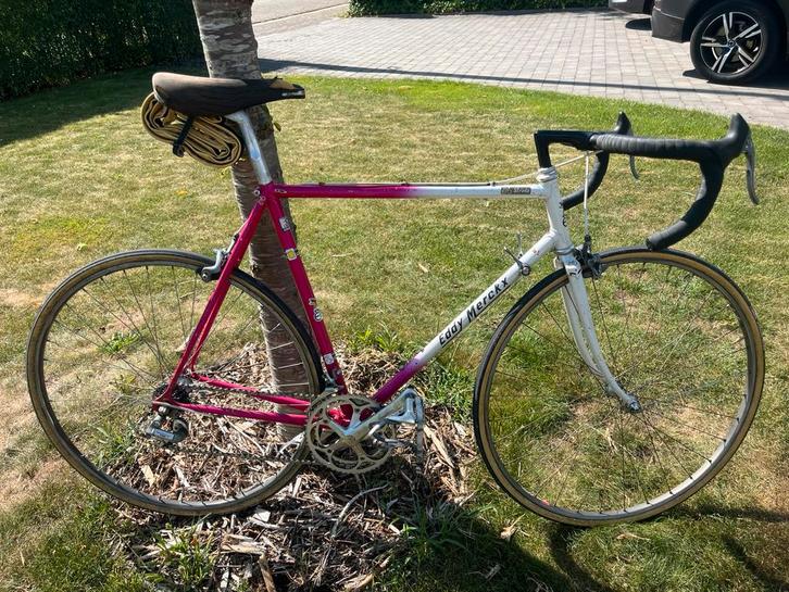 Eddy merckx strada racefiets medium vintage retro, Fietsen en Brommers, Fietsen | Racefietsen, Zo goed als nieuw, Ophalen