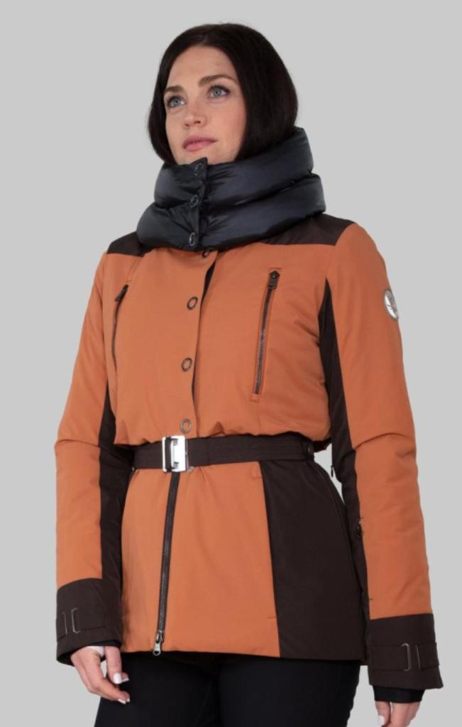 Veste parka duvet montagne ski luxe Obermeyer neuve., Vêtements | Femmes, Vestes | Hiver, Neuf, Taille 38/40 (M), Brun, Enlèvement ou Envoi
