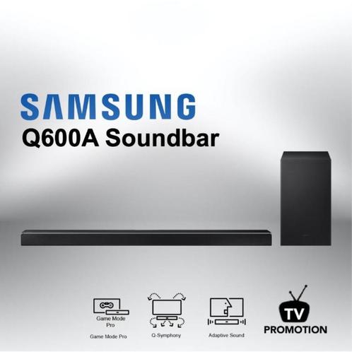 Soundbar Samsung HWQ600A Dolby Atmos/DtsX, TV, Hi-fi & Vidéo, Barres de son, Comme neuf, Bluetooth, Avec subwoofer externe, Enlèvement