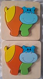 Houten puzzels, Enlèvement, Utilisé, 2 à 4 ans, En bois