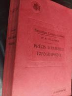 boek: précis d'anatomie topographique; Pr. F. Villemin, Utilisé, Envoi, Sciences naturelles