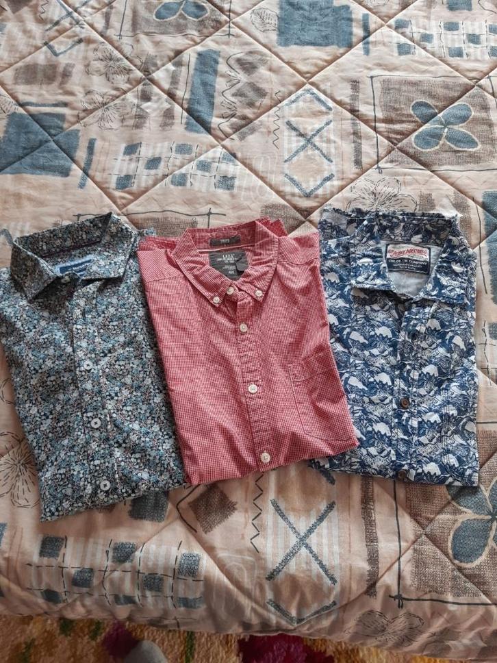 herenhemden lange mouwen, Kleding | Heren, Heren-kledingpakketten, Zo goed als nieuw, Maat 46 (S) of kleiner, Verzenden