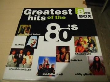 greatest hits of the 80's   8 cd's box beschikbaar voor biedingen