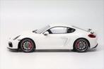 1:18 GT Spirit Porsche Cayman GT4 wit, Ophalen of Verzenden, Nieuw, Auto