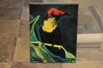 Colibri bird Painting, signed by joky kamo Painting colibri, Enlèvement