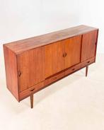 Deens vintage dressoir, jaren 60, Huis en Inrichting, Gebruikt, Teakhout, Ophalen of Verzenden, Scandinave