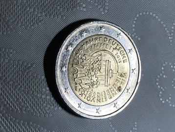 Gebruikte Duitse J herdenkingsmunt van 2 euro 2015. beschikbaar voor biedingen