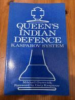 Schaakboek Queen's Indian Kasparov, Boeken, Hobby en Vrije tijd, Ophalen of Verzenden, Gelezen