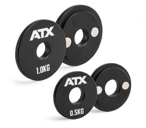 ATX magneetgewichten (add-on) 2x 1kg + 4x 0,5kg, Sport en Fitness, Fitnessmaterialen, Zo goed als nieuw, Halterschijven, Armen