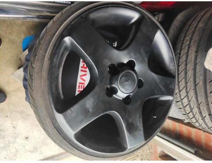 Jantes touareg avec cales 4x100, Auto-onderdelen, Banden en Velgen, Velg(en), Zomerbanden, 17 inch, Ophalen