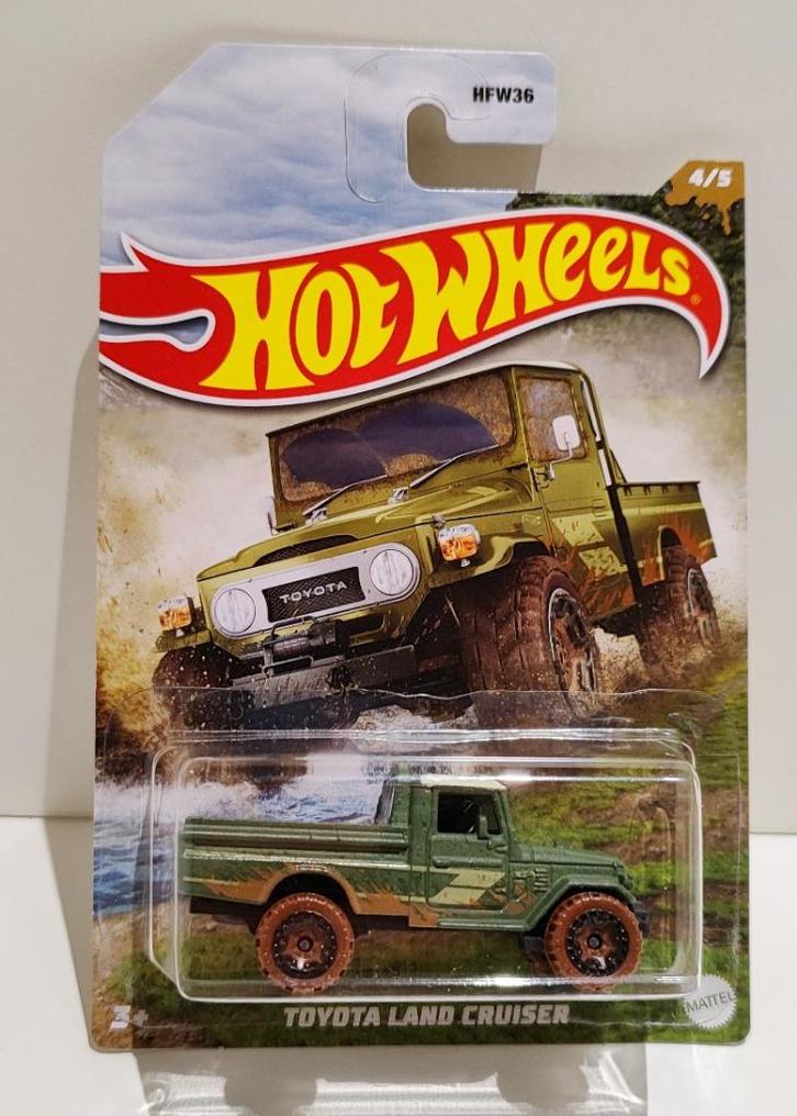 Hot Wheels Toyota Land Cruiser Mud Runners (2021), Hobby en Vrije tijd, Modelauto's | Overige schalen, Ophalen of Verzenden