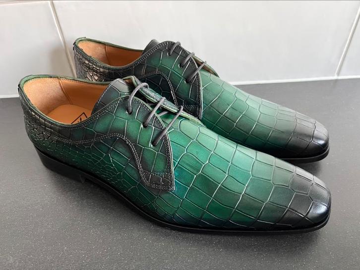 Handpainted herenschoenen maat 44 nieuw in doos, Kleding | Heren, Schoenen, Nieuw, Veterschoenen, Ophalen of Verzenden