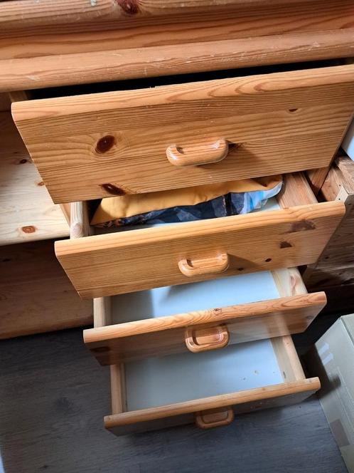 2 Grenen kastjes, Huis en Inrichting, Kasten | Ladekasten, Zo goed als nieuw, Ophalen