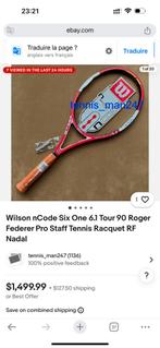 Wilson tennis rackets raquette professionnel, Ophalen of Verzenden, Zo goed als nieuw