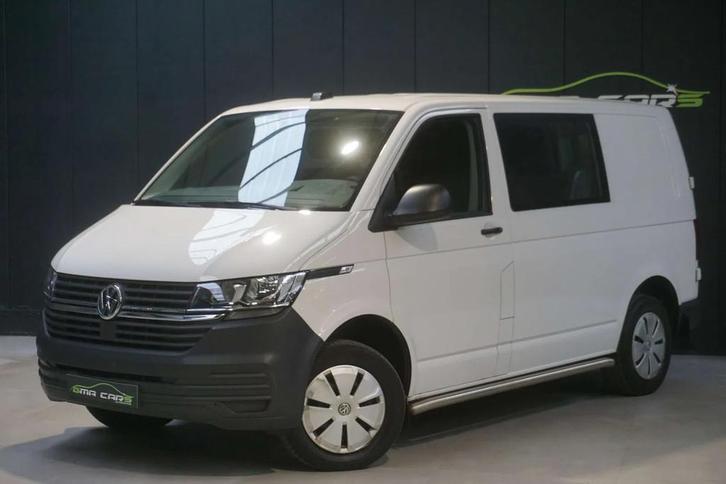 Volkswagen Transporter T6.1 Dubbele cabine lichte vracht-Mul, Auto's, Bestelwagens en Lichte vracht, Bedrijf, Te koop, ABS, Achteruitrijcamera