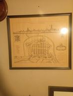 Oude kaart nieuwpoort, Antiek en Kunst, Ophalen of Verzenden