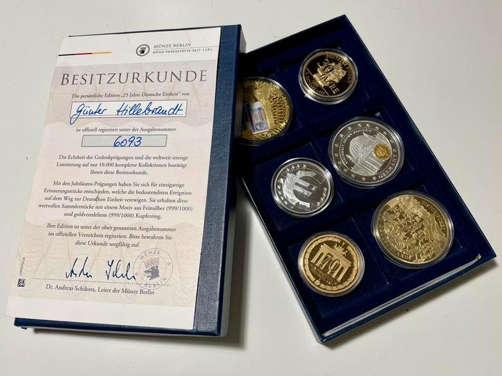 Zeldzame Münze Berlin set – 25 jaar Duitse eenheid, Postzegels en Munten, Munten | Europa | Euromunten, Setje, Duitsland, Ophalen
