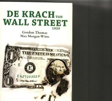 De crash van Wallstreet Gordon thomas max morgan-witts 608bl beschikbaar voor biedingen