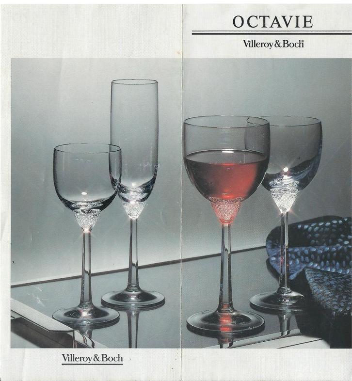 Villeroy & Boch „OCTAVIE” kristalglascollectie, Verzamelen, Porselein, Kristal en Bestek, Nieuw, Glas of Glazen, Kristal, Ophalen of Verzenden