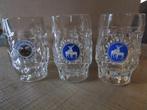 oude bierglazen ( 5 ), Ophalen of Verzenden, Zo goed als nieuw, Glas of Glazen