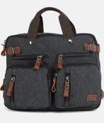 (Laptop)tas uit canvas., Computers en Software, Laptoptassen, Ophalen, Zo goed als nieuw, Rugzak