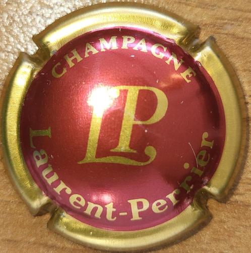 Champagnecapsule LAURENT-PERRIER lichtbordeaux & goud nr.39, Verzamelen, Wijnen, Nieuw, Champagne, Frankrijk, Ophalen of Verzenden