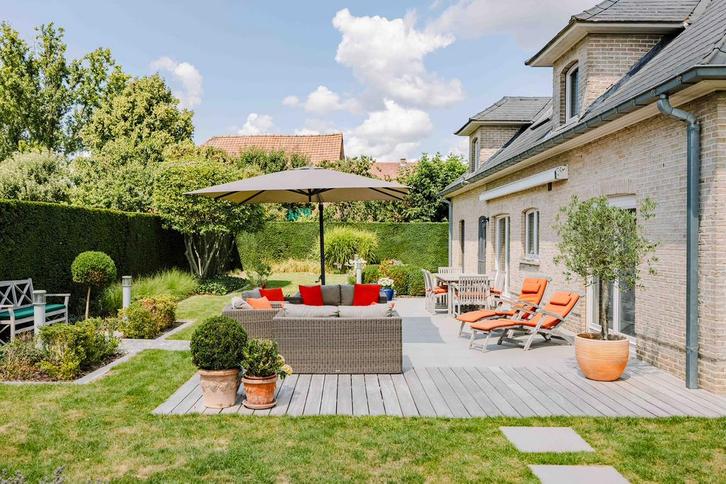 Leuk zitten in de tuin, Tuin en Terras, Tuinsets en Loungesets, Tuinset, Hout, Ophalen