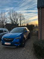 Opel grandland x, Auto's, Voorwielaandrijving, Zwart, Blauw, Leder en Stof
