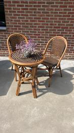 Vintage bistro set Parijs tafel met 2 stoelen, Ophalen