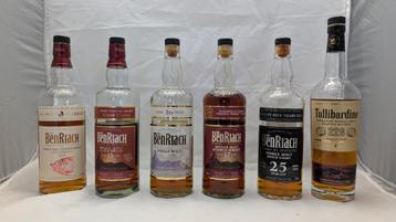 Whisky samples  beschikbaar voor biedingen
