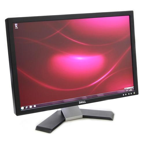Dell E248WFPB Zwart 24 inch S-PVA, Computers en Software, Monitoren, Gebruikt, 60 Hz of minder, DVI, VGA, Kantelbaar, VA, Full HD