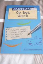 Boek : "Krabbelpret op het werk", Ophalen of Verzenden, Nieuw