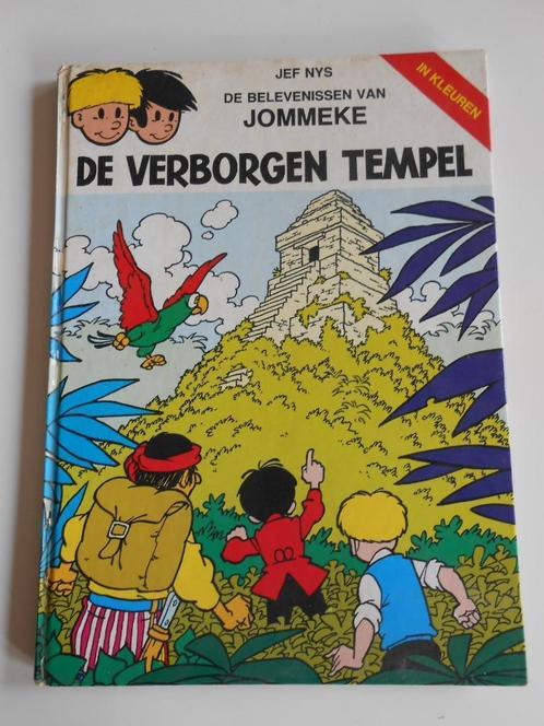 Jommeke . De verborgen tempel , hardcover 1976, Livres, BD, Enlèvement ou Envoi