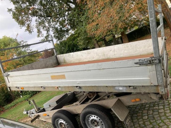 saris kipper 3500 kg ( driekant), Auto diversen, Aanhangers en Bagagewagens, Gebruikt, Ophalen