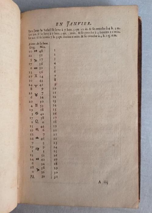 Almanach Royal 1707 — Zeldzame originele editie, Paris, Laur, Boeken, Geschiedenis | Nationaal, Gelezen, 17e en 18e eeuw, Verzenden