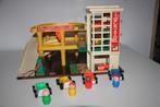 vintage little people garage parking + accessoires * 1970, Kinderen en Baby's, Ophalen of Verzenden, Gebruikt