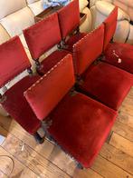 Chaises de salle à manger ( 6 pièces ), Maison & Meubles, Chaises, Utilisé, Rouge