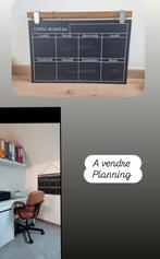 Planning semainier, Huis en Inrichting, Woonaccessoires | Memoborden, Ophalen, Gebruikt, Krijtbord