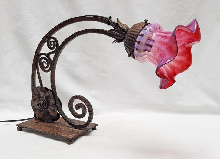 Art nouveau Lamp., Antiek en Kunst, Antiek | Verlichting, Ophalen of Verzenden