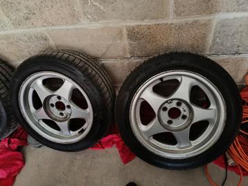 borbet 15" 4 trous, Enlèvement, Utilisé, Pneu(s)