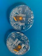 6 original Walther glas onderleggers 'Sommerland', Antiek en Kunst, Ophalen