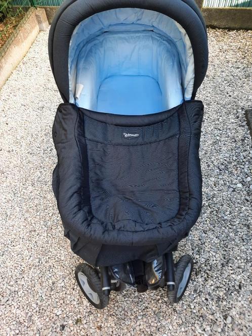 kinderwagen, Kinderen en Baby's, Kinderwagens en Combinaties, Gebruikt, Kinderwagen, Overige merken, Duowagen, Met reiswieg, Ophalen